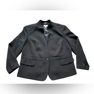 Talbots Women's Black Business Career Stretch BlazerSize 18W